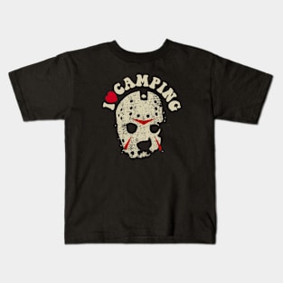 I LOVE TO CAMP HALLOWEEN Kids T-Shirt